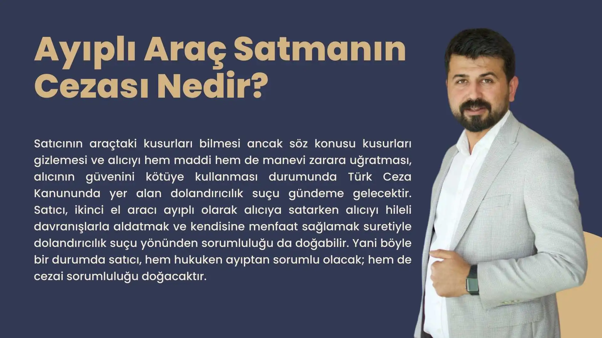 Ayıplı araç satışının cezası