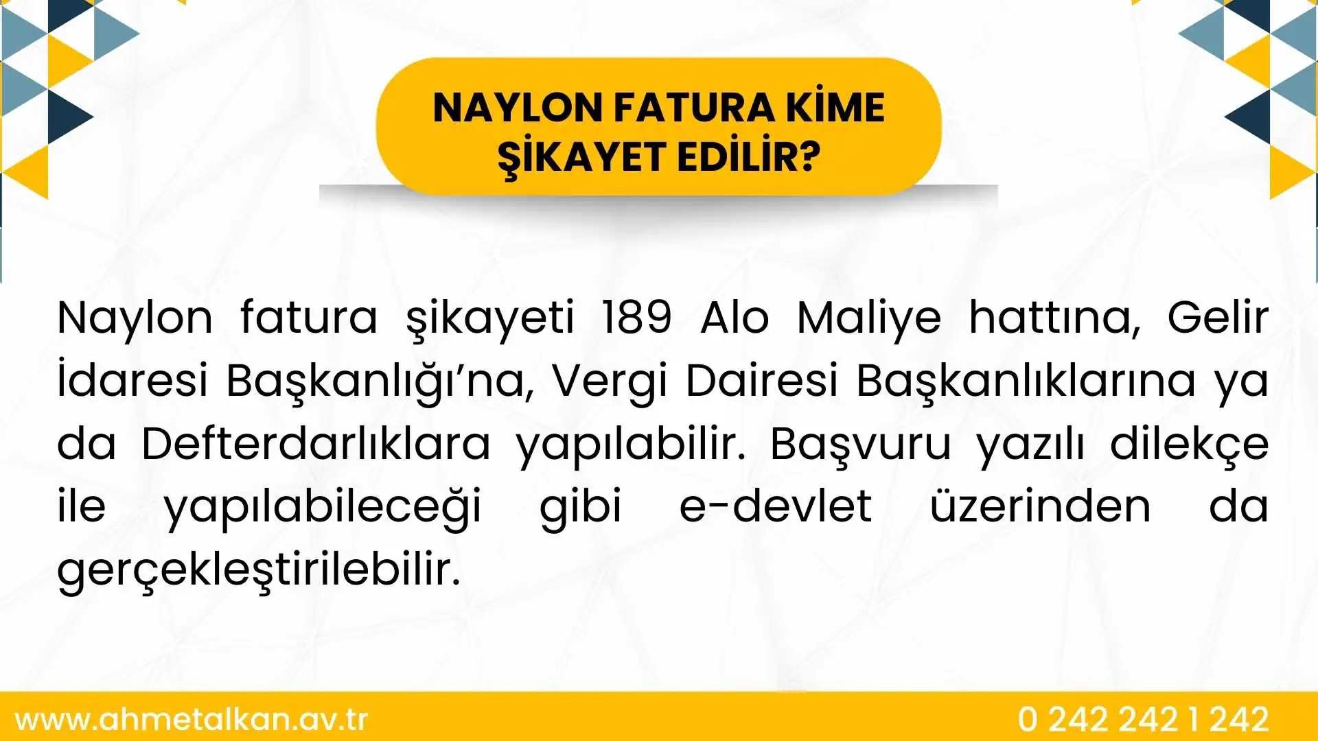 Sahte fatura nereye şikayet edilir?