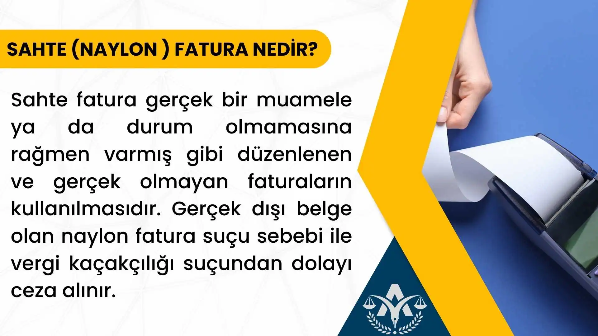 Sahte (naylon) fatura ne demek